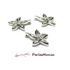PAX 30 pendentifs breloque ETOILE DE MER metal couleur ARGENT ANTIQUE S1172867