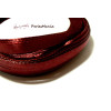 1 rouleau de 22 mètres ruban satin rouge vin 6mm PY048