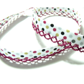 Ruban Biais Multipois et Dentelle 12mm – Collection 2443