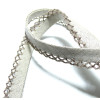 1 m cordon ruban biais dentelle Lin Beige 12mm ref 71146 couleur 77