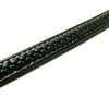  171202174801M 20 cm de cordon Cuir Veritable Marron Foncé Tresse 12mm