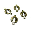 Pendentifs breloque Arbre Ajouré metal couleur Bronze