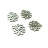 Pendentifs Médaillon Fleurs en Acier Inoxydable pour bijoux raffinés