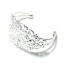 1 support bracelet filigrane metal argent antique ( S115699 )