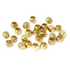 Perles intercalaire CUBE ARRONDI 2,5mm Cuivre, finition Doré