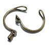 Sets Fermoirs Cerceau pour Cordons métal couleur Bronze