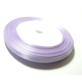 OFFRE SPECIALE: 1 rouleau de 22 mètres ruban satin Lavande clair 6mm PY044