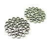 H1186311YS PAX 25 pendentifs anneau connecteur torsadés 25mm Argent VIF