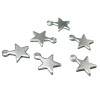 Pendentifs Etoiles en Acier Inoxydable