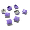 Clous Rivet 9mm Lilas Pyramide Carré à 4 Griffes