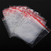 Sachet pour bijoux et apprêts: 200 sachets adhesif autocollant transparents 8 par 14cm
