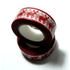 1 Rouleau de 10m de masking tape, Noel Rouge avec Sapin 15mm S17