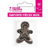 Lot de 3 emporte-pièces en Inox Pains d' épices Graine Créative 265059