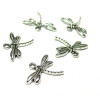 Pendentifs Libellule 19mm – Métal Argenté Antique