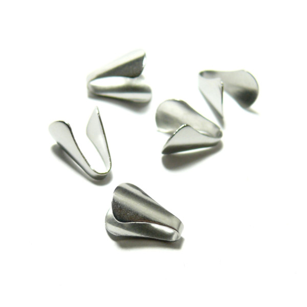 Embouts Attache Ruban 12x14.5mm – Acier Inoxydable