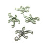 Pendentifs Breloque Étoile de Mer Métal Argent Antique
