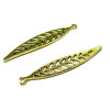 pendentifs feuille plume ajourée
