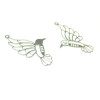 Estampes pendentif  filigrane Grand colibri oiseau du paradis Argent Vif 21mm