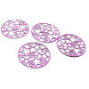 Estampes pendentif connecteur filigrane Multi Etoile Violet Clair 20mm