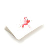 cartes de présentation Rectangulaires  pour boucles d'oreilles Flamant Rose