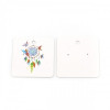 Cartes de présentation Carre pour boucles d'oreilles Dream Catcher