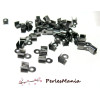 PAX 1000 GRIFFE PINCE ATTACHE RUBAN 8 par 4mm metal GUN METAL embouts, serre fils S1189755