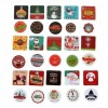 S11117204 PAX 2 Boites de 38 stickers de Noel, Christmas customisation et scrapbooking  