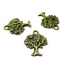 H116432 PAX 50 pendentifs breloque Arbre Ajouré metal couleur Bronze
