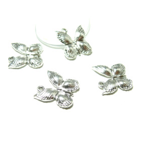 pendentif, breloque magnifique PAPILLON ARGENT Antique S112190