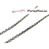 10 mètres  ref S079 Chaine maille GUN METAL garanti sans nickel 