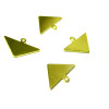 Pendentifs Triangle  qualité Laiton Couleur Doré