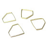 pendentifs connecteur fermé forme Diamant 15mm couleur Dore
