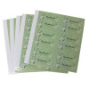Feuilles de stickers Rectangle Handmade 50mm – Customisation, cadeaux et scrapbooking