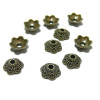 PS110111497 PAX 150  coupelles  calottes coquilles fleur 8mm couleur Bronze