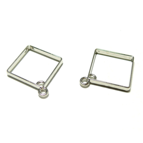 PS110099220 PAX 15 connecteurs Hexagone couleur Argent Platine 16 par 10mm