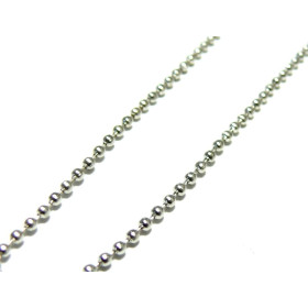 PCHP005Y PAX 5 mètres chaine double maille métal couleur Argent Platine