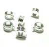 Pendentifs bélières métal 10x8mm – Argent Vif