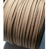 10m de cordon en suédine Beige Navajo 3mm aspect daim S2825 qualité