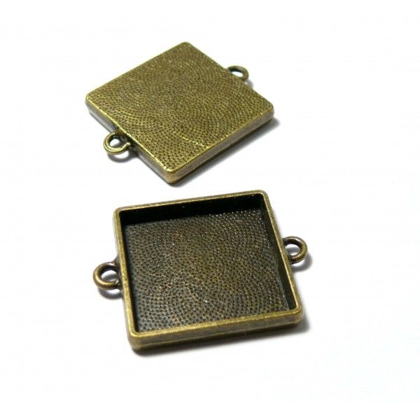 PAX 5 Supports de pendentif rond 25mm bronze qualité extra H115654