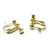 180728151658 PAX 10 supports de Boucles d'oreille à Vis couleur Or Clair avec attache qualité Laiton