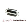 Sets de Fermoirs MAGNETIQUES Aimantes Cylindre 16mm Argent Platine
