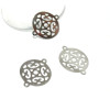 Estampes Connecteur couleur Argent Platine en Acier Inoxydable pour création de bijoux raffinés