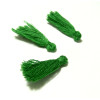 HQ2402 PAX 50 mini pompons breloque passementière Jaune environ 30mm