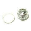 H11124A PAX 3 Boites de 5gr Feuille de dorure pour les Arts, la Décoration, Nail Art Couleur Argent