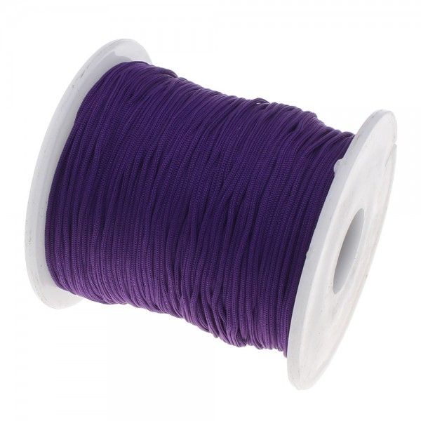 fil Nylon Tressé 1mm violet