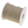 fil Nylon Tressé 1mm beige