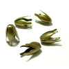 Coupelles caps embouts Forme Tulipe BRONZE 13 par 8mm