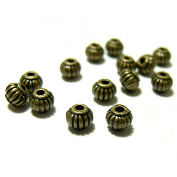 20 perles intercalaire POTIRON BRONZE ( S1164545 )