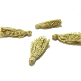 HQ2433 PAX 50 mini pompons breloque passementière Vert environ 30mm