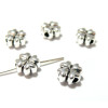 PS110125696 PAX 50 perles intercalaires Trèfle 6mm metal couleur Argent Antique
